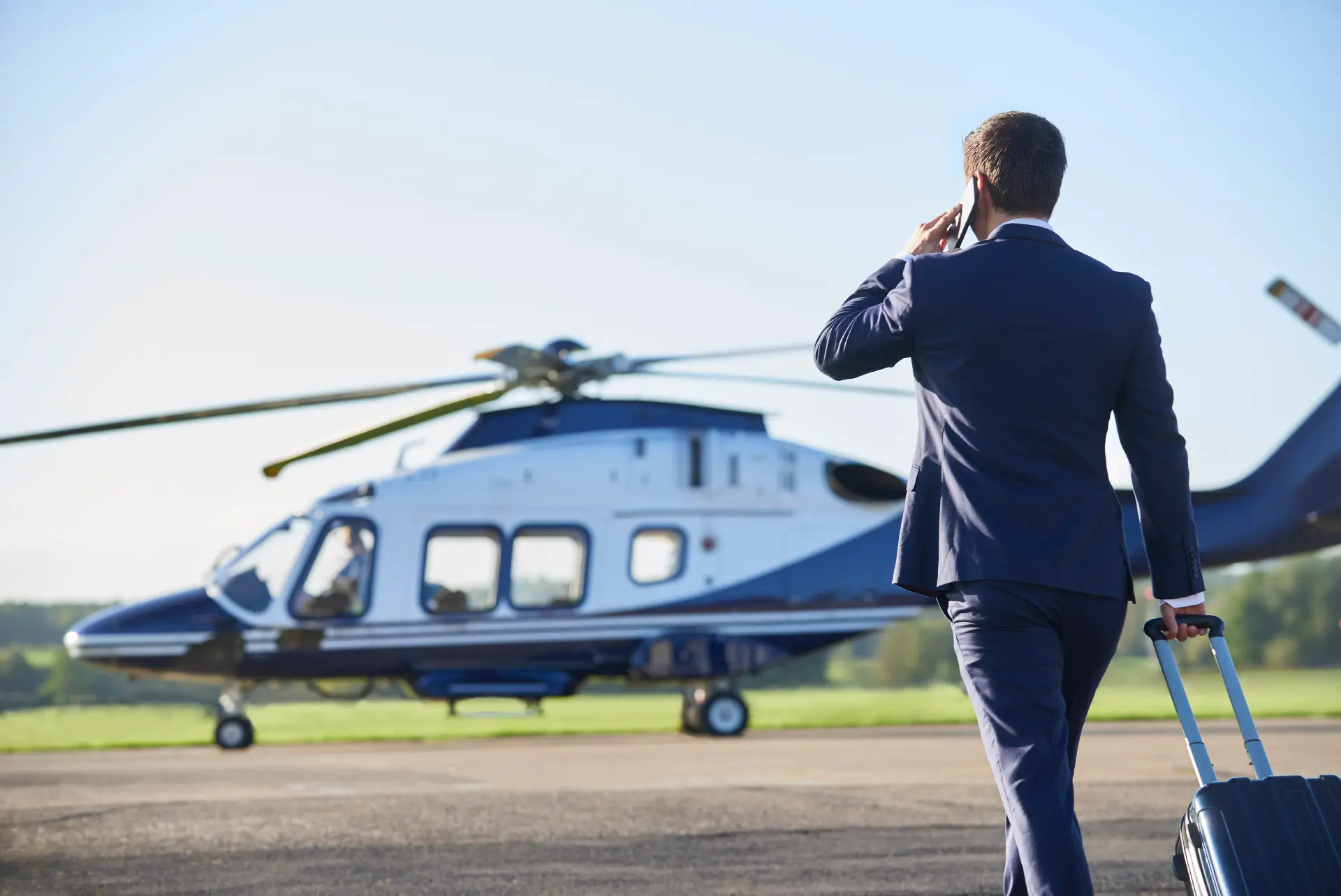 Helicopter charter landing site, Starflight Aviation