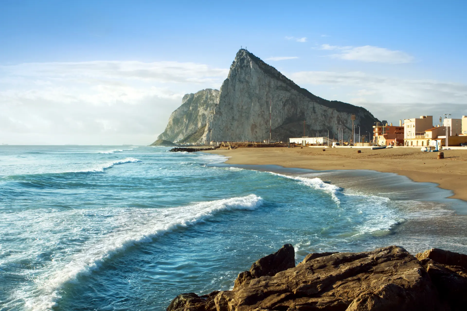 Private jet charter from London Farnborough to Gibraltar